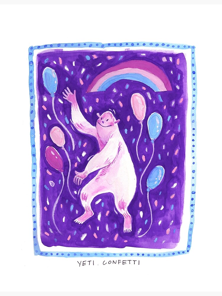 Yeti Confetti by jillianailsa