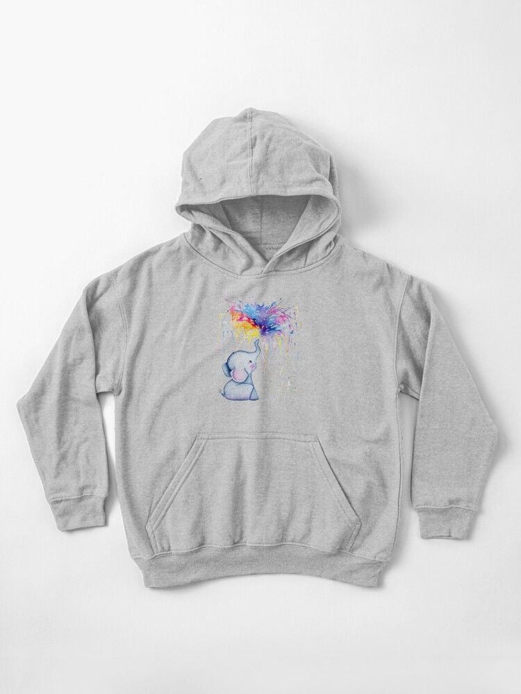 The cool elephant hoodie painted woman on sale