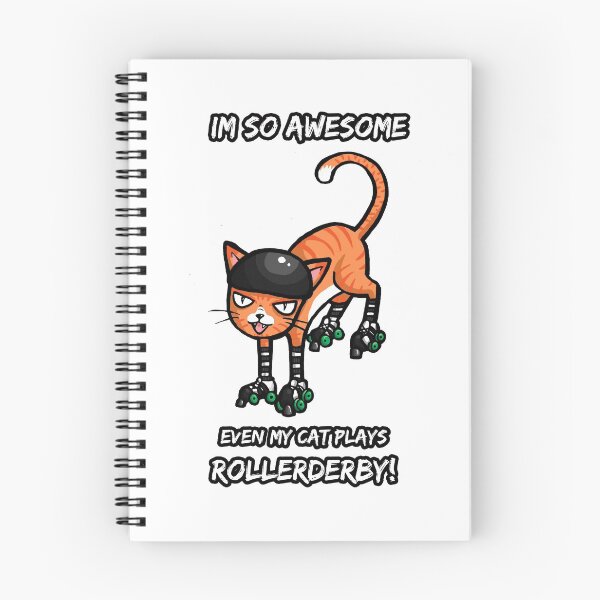 Item preview, Awesome Roller Cat designed and sold by RockRollerDerby.