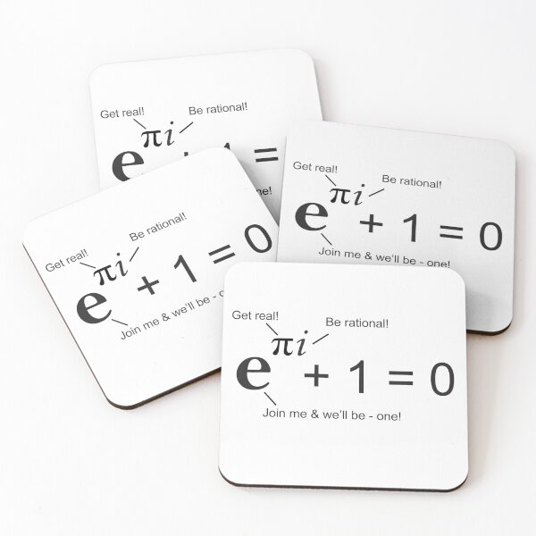 Item preview, Euler's Identity, the most beautiful equation in math designed and sold by DopeXStuff.