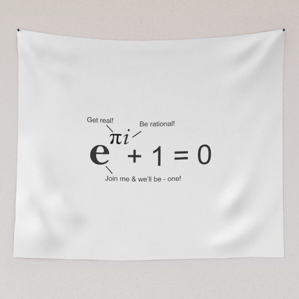 Item preview, Euler's Identity, the most beautiful equation in math designed and sold by DopeXStuff.