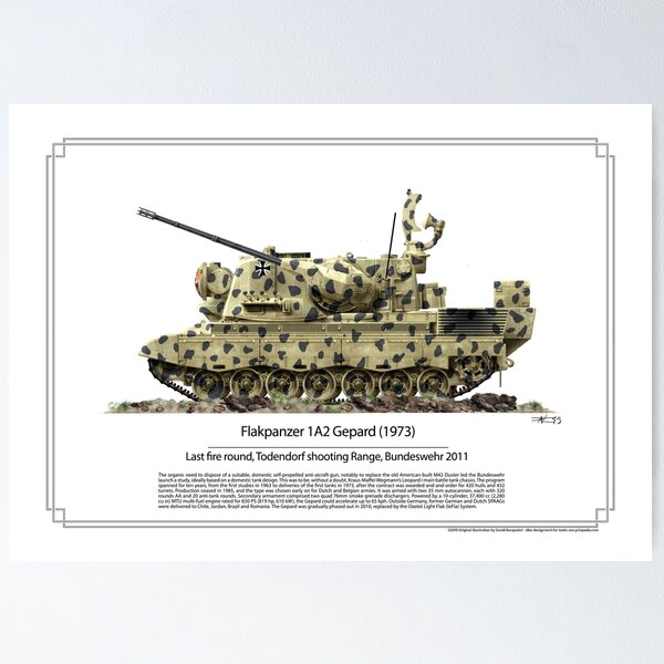 Aperçu de l'œuvre Gepard 1A2 Bundewehr Derniers tours Totendorf 2011 créée et vendue par TheCollectioner.