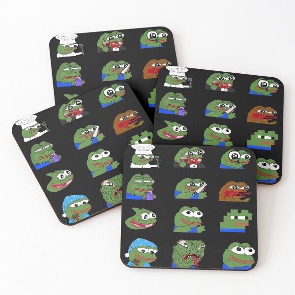 Item preview, pepe peepo variety set (12 pepes edition) designed and sold by Claudia McQuilkin.