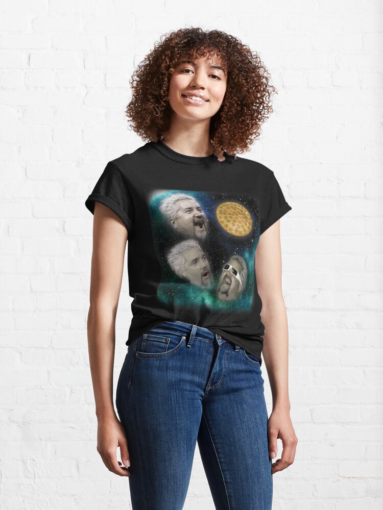 Alternate view of Three Fieri Pizza Classic T-Shirt