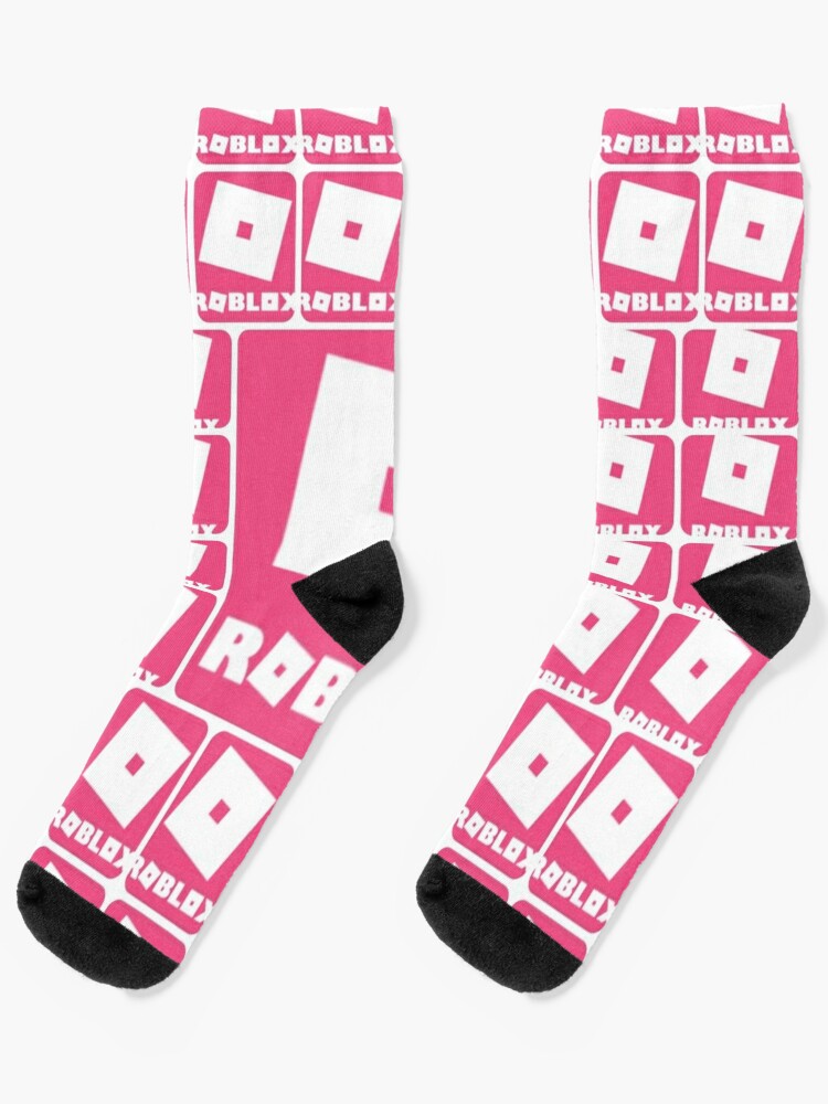 Roblox Pink Game Collage Socks By Best5trading Redbubble - roblox long socks