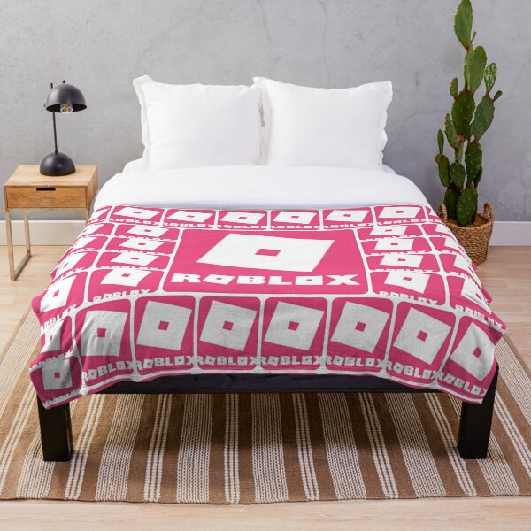 Roblox Pink Game Collage Throw Blanket By Best5trading Redbubble - roblox throw blanket by gatzis