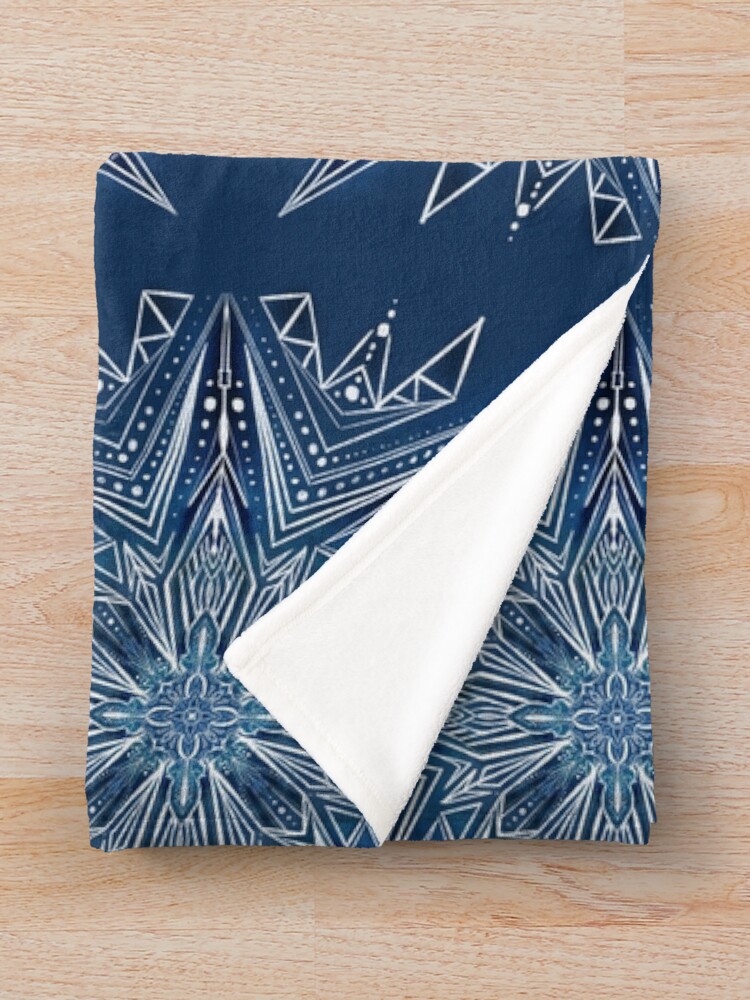 Alternative Ansicht von Schneeflocke Fleecedecke