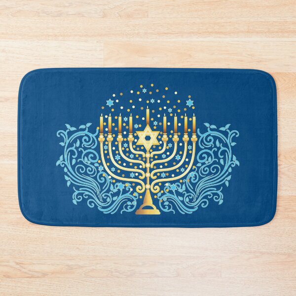 Item preview, Golden menorah for Hanukkah designed and sold by AnnArtshock.