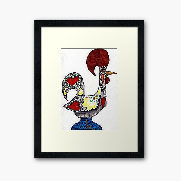 Portuguese Rooster 6 Framed Art Print