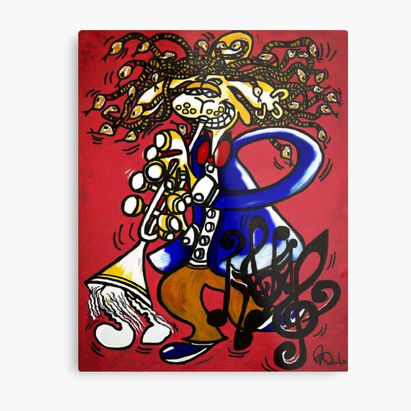 MEDUSAS LOVE CHILD Metal Print