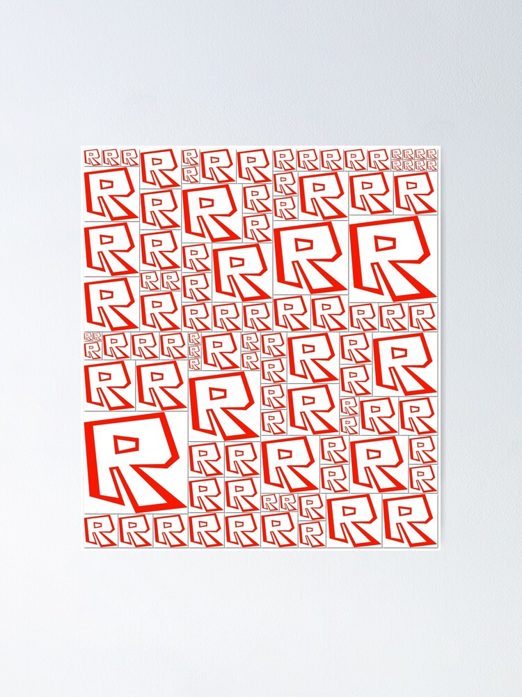 Roblox Game Vector Two Poster By Best5trading Redbubble - rrrr roblox