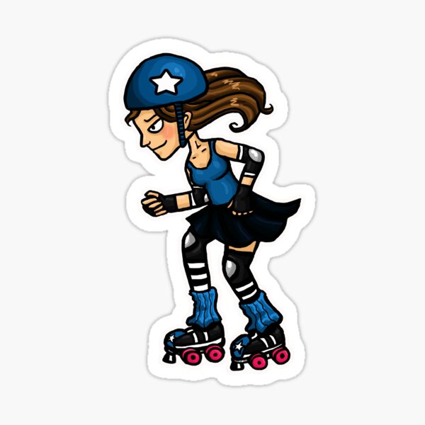Item preview, Roller Girl - Blue Uniform designed and sold by RockRollerDerby.