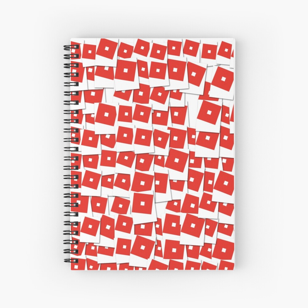 Roblox New Logo 1 Spiral Notebook By Best5trading Redbubble - roblox logo black and red comforter by best5trading redbubble