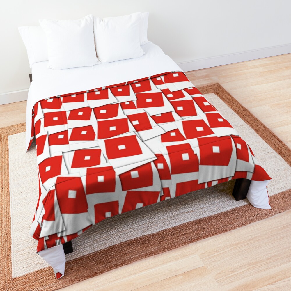 Roblox New Logo 1 Comforter By Best5trading Redbubble - roblox logo black and red comforter by best5trading redbubble