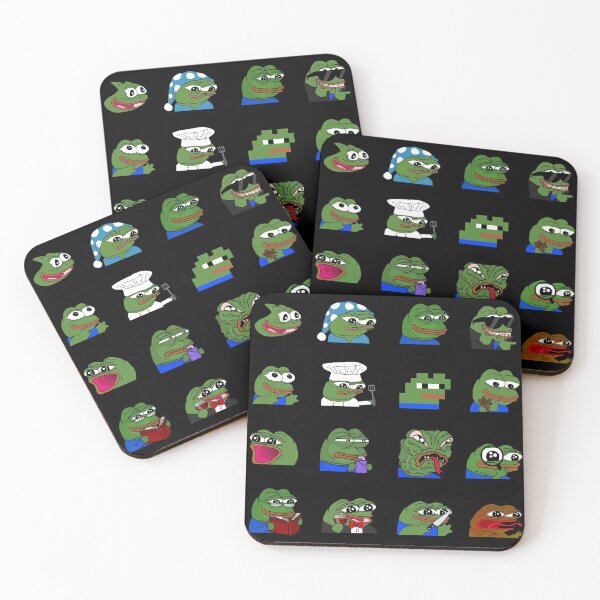 Item preview, pepe peepo variety set (16 pepes edition) designed and sold by Claudia McQuilkin.