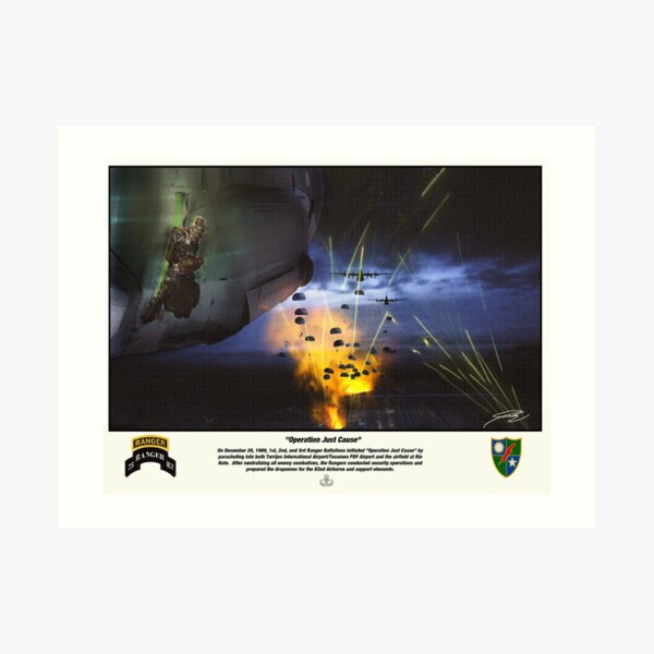 Operation Just Cause Art Print