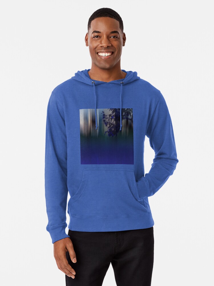 blue fade hoodie