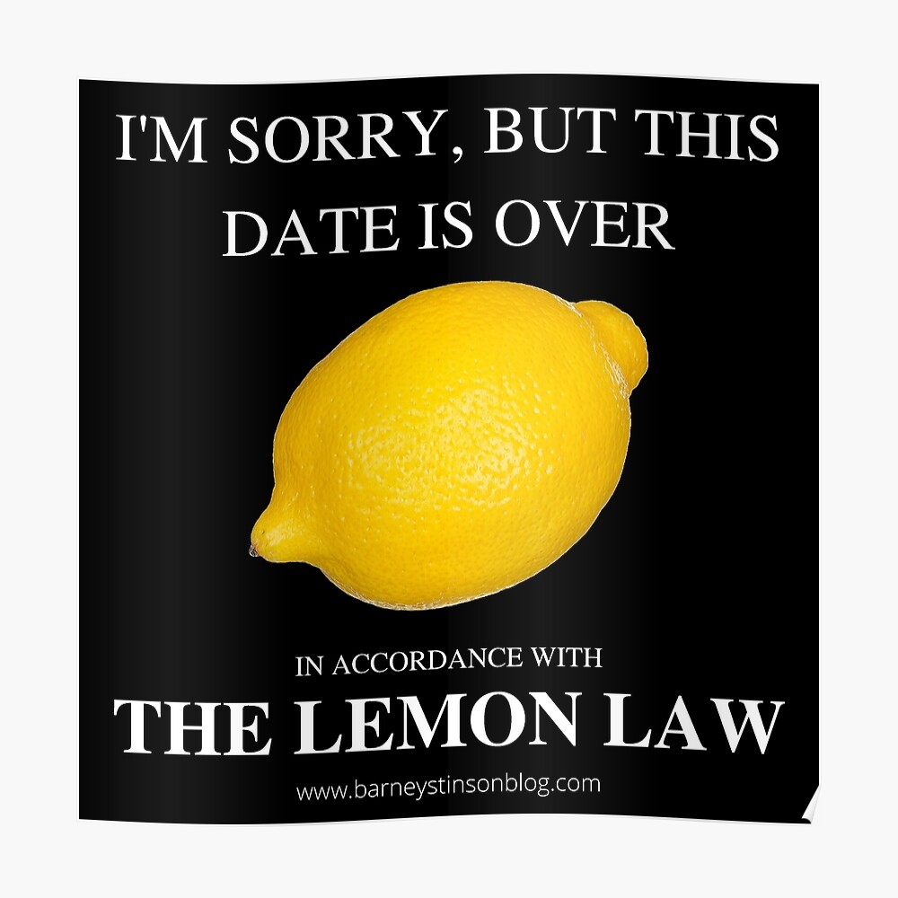 The Lemon Law - How I Met Your Mother Logo Printart 