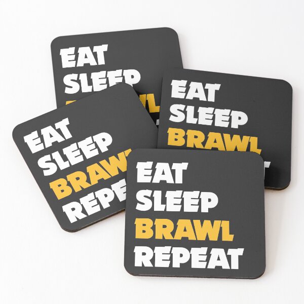 Item preview, Eat, Sleep, Brawl Repeat (Ver.3) designed and sold by teeworthy.
