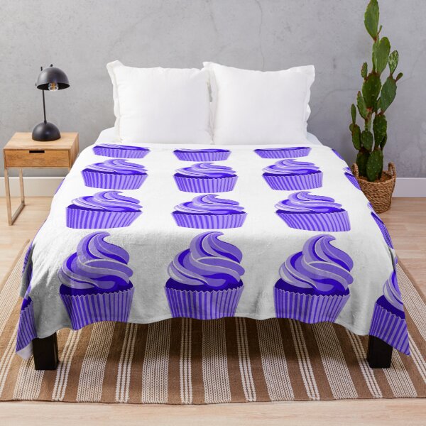 Item preview, purple tone cupcake designed and sold by Alyson Zeller.