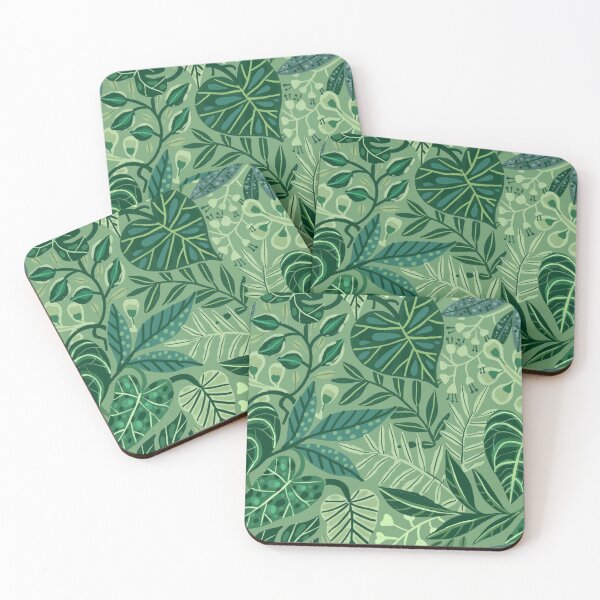 Item preview, Tropical leaves and plants. Jungles pattern. designed and sold by kostolom3000.