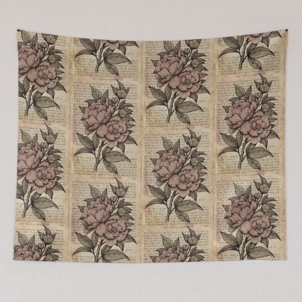 Item preview, Botanicals - Peonies vintage designed and sold by medusadollmaker.