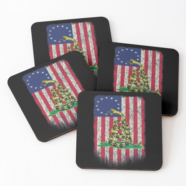 Item preview, American Betsy Ross Flag Don't Tread Patriot On Me T Shirt designed and sold by Merchall  store.