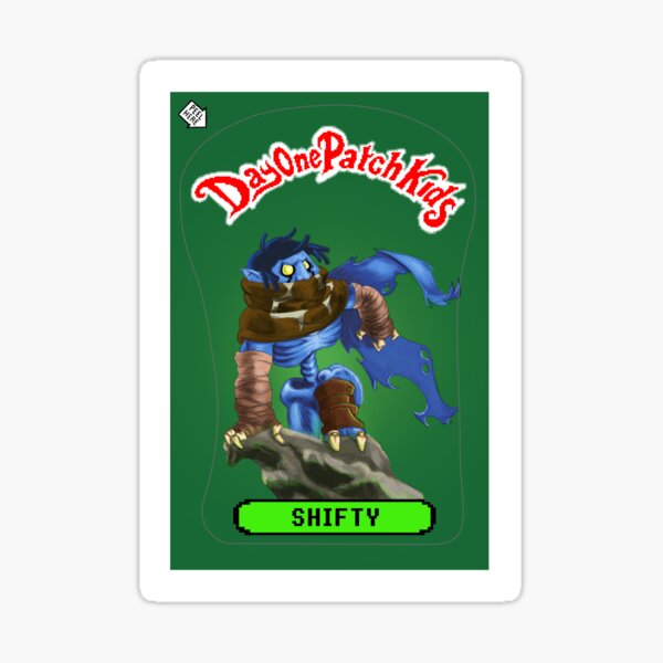 day-one-patch-kids-no-7-shifty-sticker-for-sale-by-dopk-redbubble