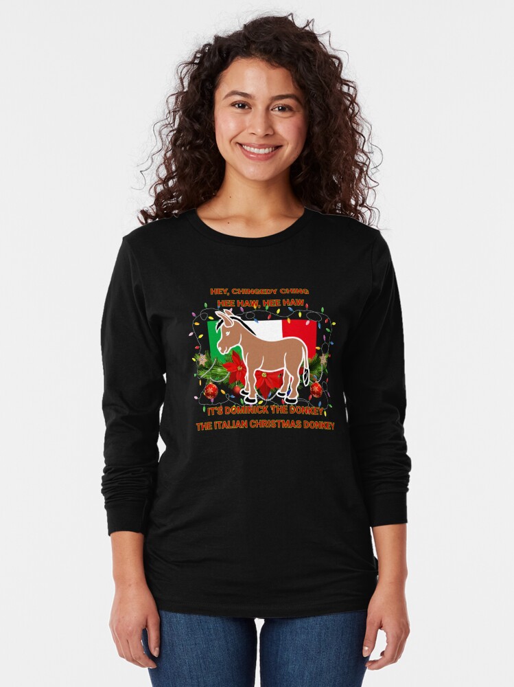 dominick the christmas donkey t shirt