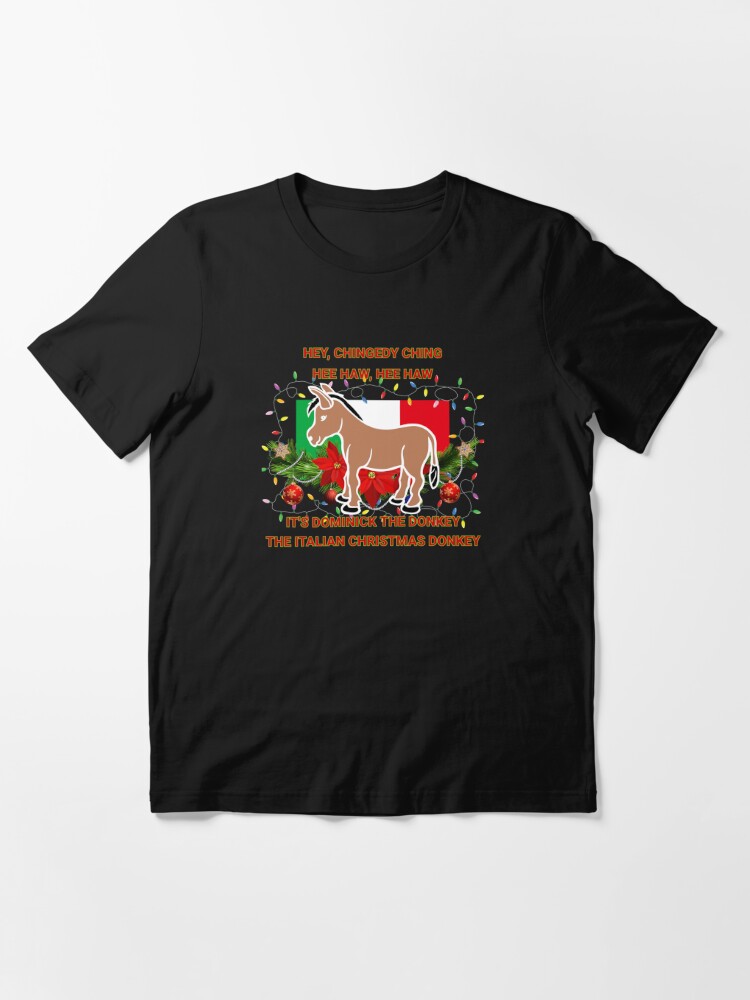 dominick the christmas donkey t shirt