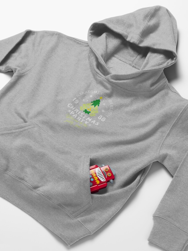 Alternate view of Die Hard Nakatomi Corp Christmas Party Kids Pullover Hoodie