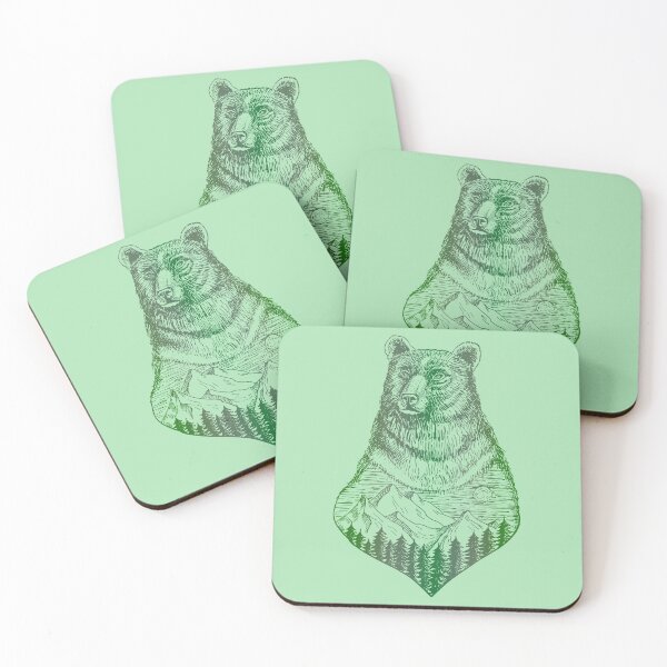 Item preview, Nature Bear and Mountains designed and sold by machmigo.