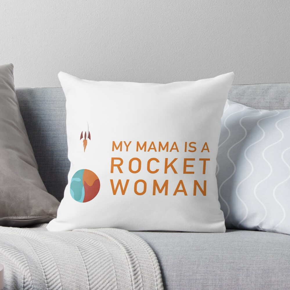 Item preview, Throw Pillow designed and sold by RocketWomen.