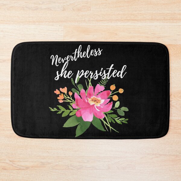 Item preview, Nevertheless She Persisted Inspirational Quote designed and sold by Linda Roisum.