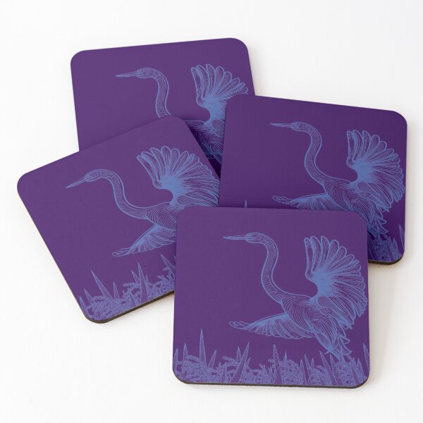 Item preview, Egret Flying Over Rice designed and sold by James Hindermeier.