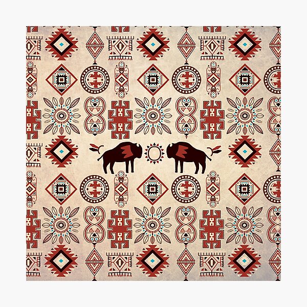 Item preview, Bisonte nativo americano designed and sold by LuciaS.