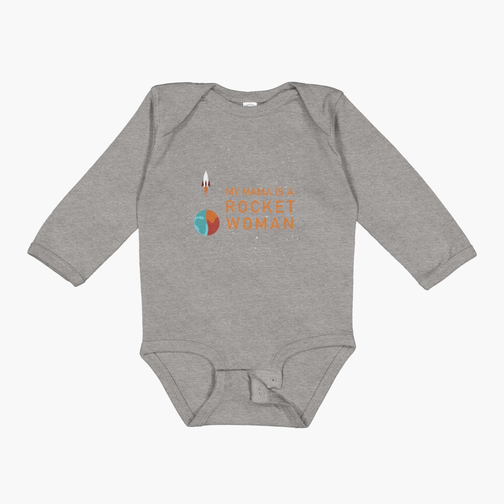 Item preview, Long Sleeve Baby One-Piece designed and sold by RocketWomen.