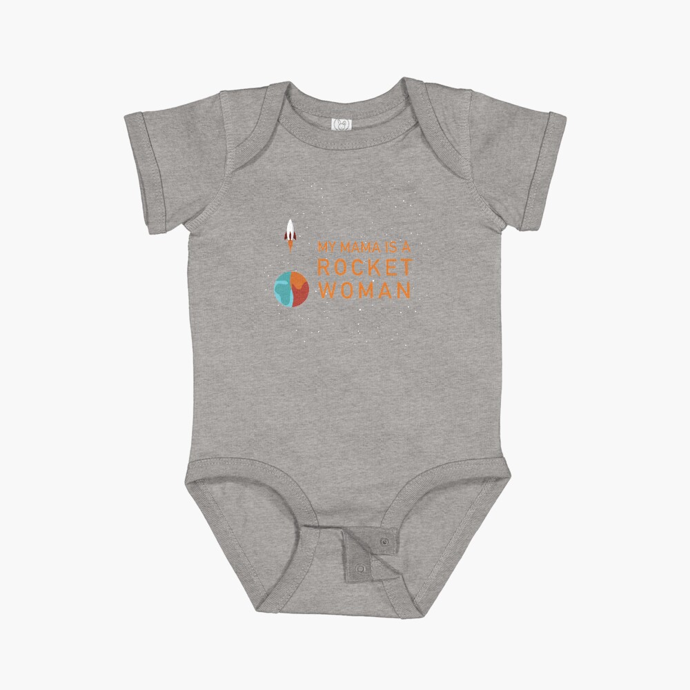 Item preview, Short Sleeve Baby One-Piece designed and sold by RocketWomen.