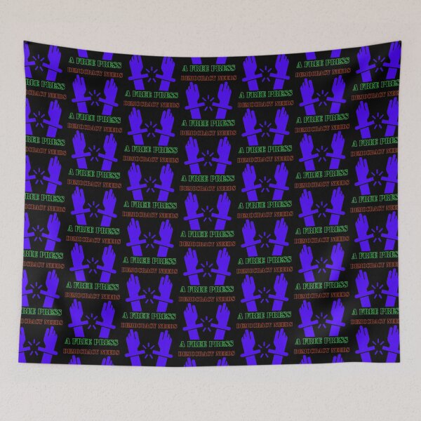 Item preview, Democracy needs a free press. The bedrock of a free and just society. designed and sold by mainemonty.