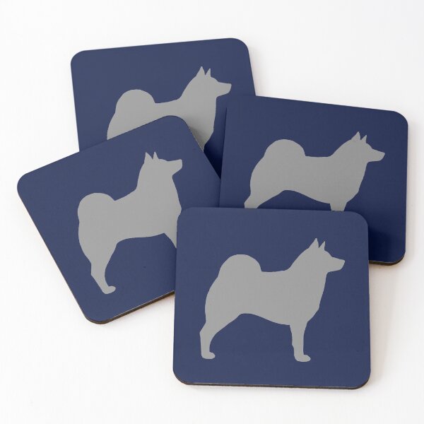 Item preview, Norwegian Elkhound Silhouette(s) designed and sold by Jenn Inashvili.