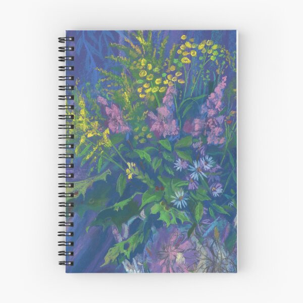 Item preview, Twilight and Goldenrod, Summer Flowers Still Life Pastel designed and sold by Julia Khoroshikh.