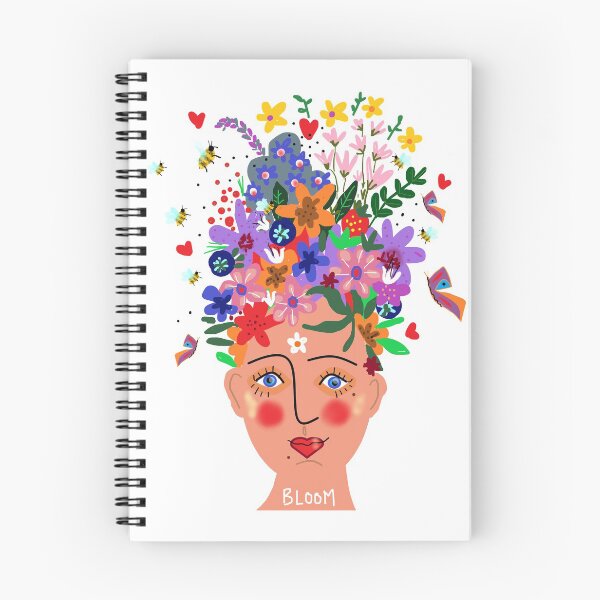 Item preview, La fée des abeilles et des fleurs on white designed and sold by AWAarts.