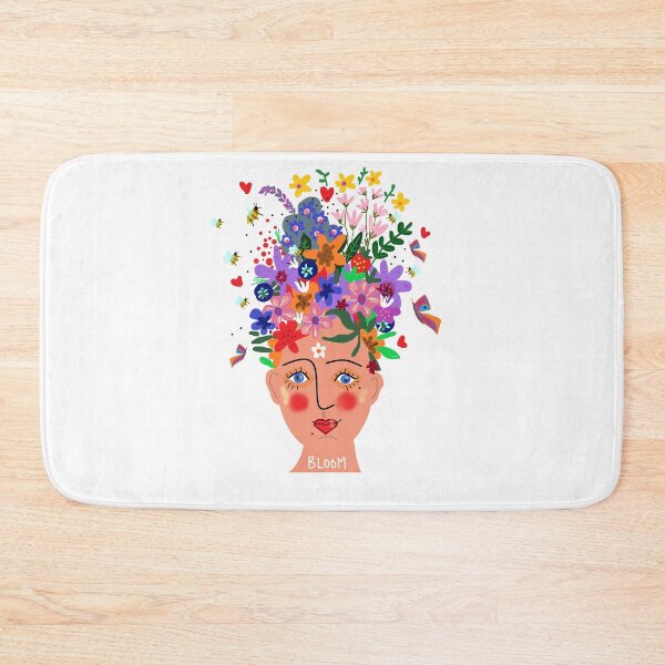 Item preview, La fée des abeilles et des fleurs on white designed and sold by AWAarts.