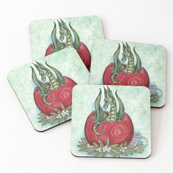 Holiday Mischief Coasters (Set of 4)