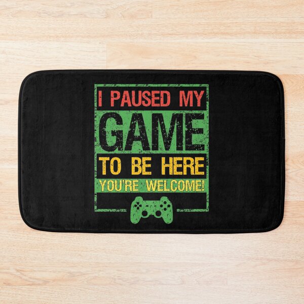 Item preview, I Paused My Game To Be Here Vintage Design Great Gift For Video Game Lovers Funny Gamers designed and sold by naworas.