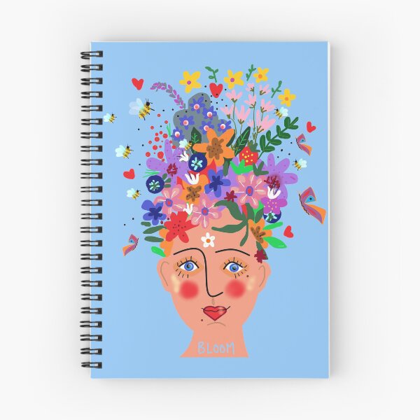 Item preview,  La fée des abeilles et des fleurs on pale blue designed and sold by AWAarts.