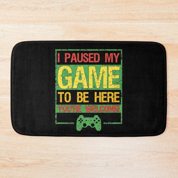 Item preview, I Paused My Game To Be Here Vintage Design Great Gift For Video Game Lovers Funny Gamers designed and sold by naworas.
