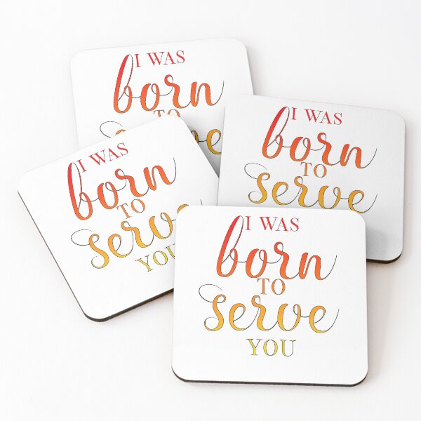 Item preview, Merlin-Inspired "I Was Born to Serve You" designed and sold by mulberrydragon.