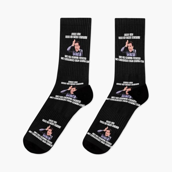 Item preview, Michael Scott Quote The Office Dinner Party Jan Is the Devil  designed and sold by GRAPHICxBOMB.