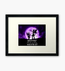 What if I Fall? Oh, but my darling what if you fly? Framed Print